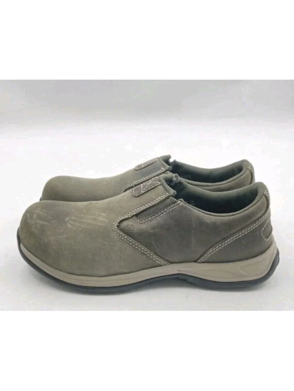 Red Wing Shoes Womens 7.5D 2306 Green Slip-On Saftey Toe Comfort Shoes